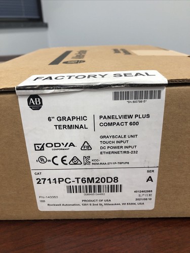 New unopened 2711pc t6m20d8 - ab, 2711pc-t6m20d8